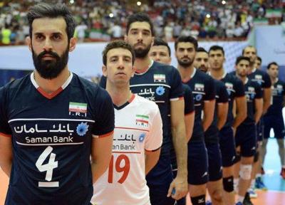 برنامه دیدارهای ایران در جام جهانی والیبال اعلام شد