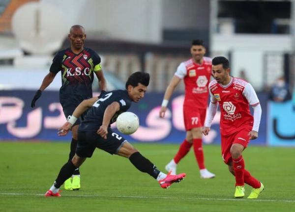 برتری یک گله پرسپولیس برابر فولاد در نیمه نخست فزونی یک گله پرسپولیس برابر فولاد در نیمه نخست