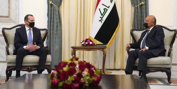 تأکید رئیس جمهور عراق بر ضرورت کاهش تنش های منطقه ای