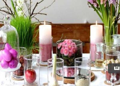 با وسایل دور ریختنی هفت سین زیبا بسازید